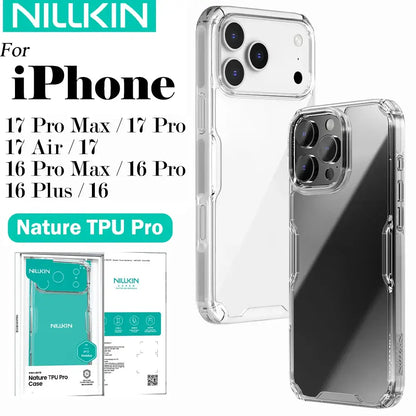 Shockproof TPU Case for iPhone 17 Series Airbag Corners