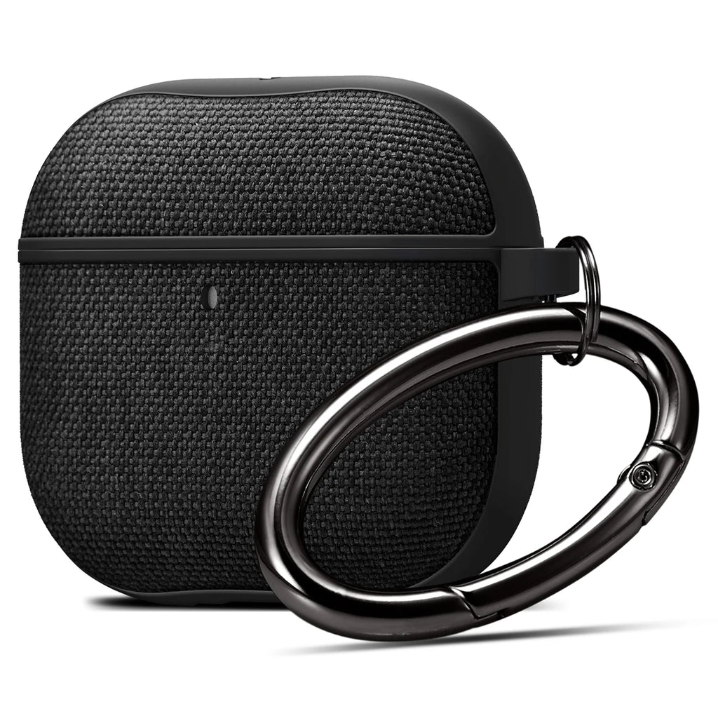 Spigen Urban Fit Case for AirPods 4 - Premium Fabric Case Cover with Key Chain