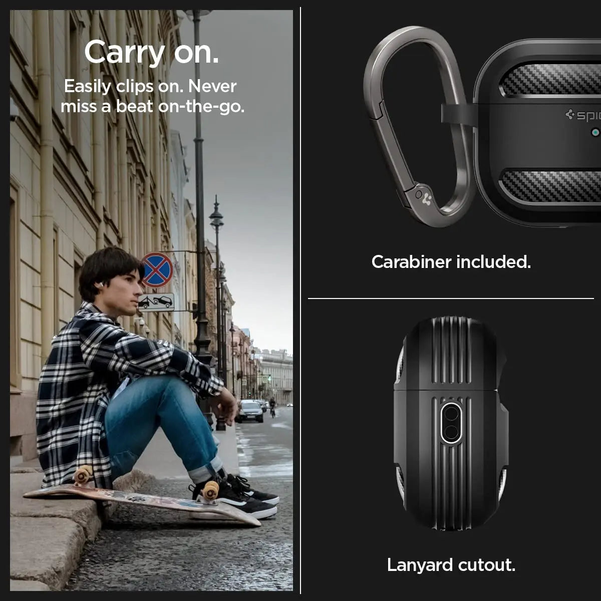 Spigen Rugged Armor Case for AirPods Pro 2 (2022)