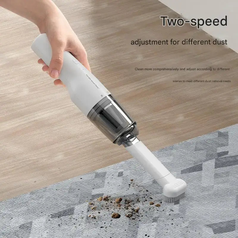 Wireless Handheld Vacuum Cleaner for Car & Home, High-Power Small Suction, Dual-Purpose Blowing, Portable & Rechargeable Cleanin