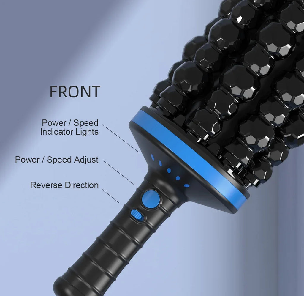 Rolling Impact Massager Muscle Relaxation Massage Roller Cordless Deep Tissue And Muscle Recovery Pain Relief For Post Exercise