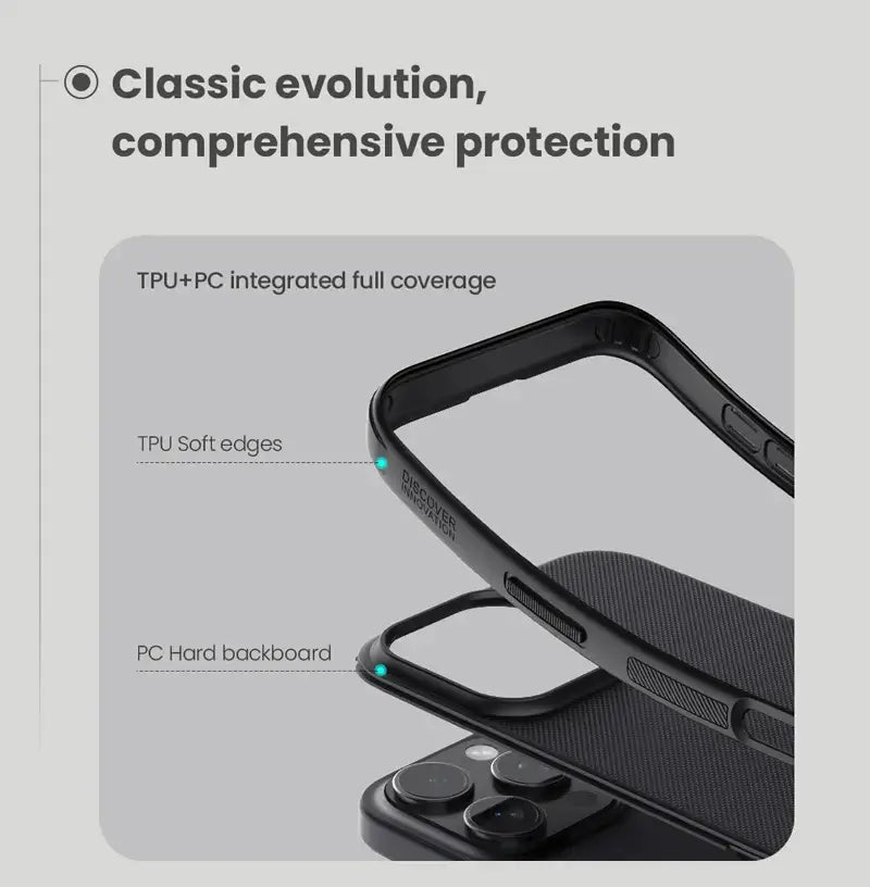 Coque Nillkin pour iPhone 16 Pro Max 16 Plus Super Frosted Shield Anti-empreintes digitales Coque magnétique Rigide PC Matte Arrière