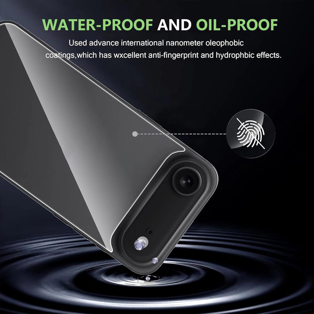 2+2Pack Tempered Glass Screen Protectors for IPhone 17Pro 16 15 14 ProMax Plus Back Films & Camera Lens Cover for IPhone 17Air