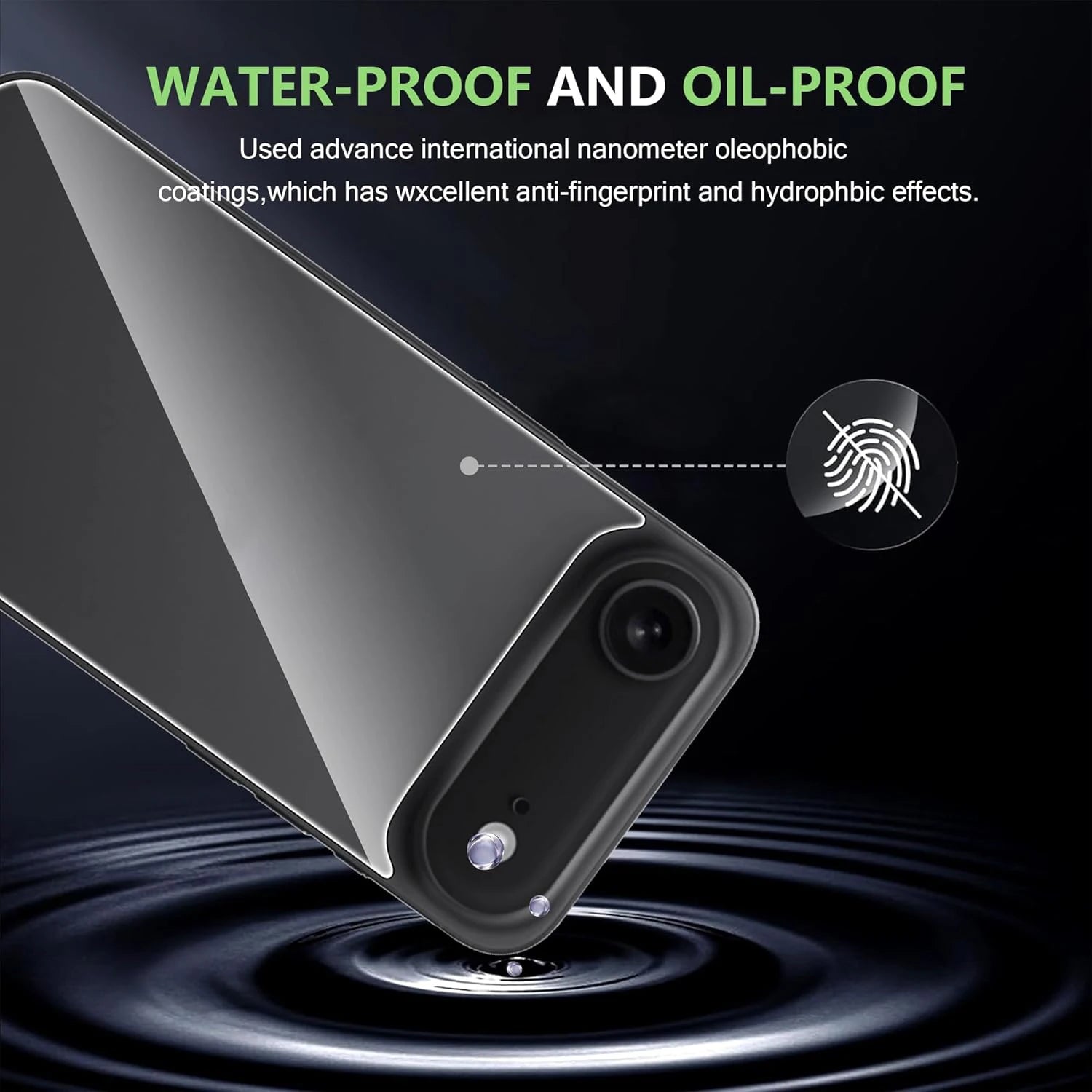 2+2Pack Tempered Glass Screen Protectors for IPhone 17Pro 16 15 14 ProMax Plus Back Films & Camera Lens Cover for IPhone 17Air