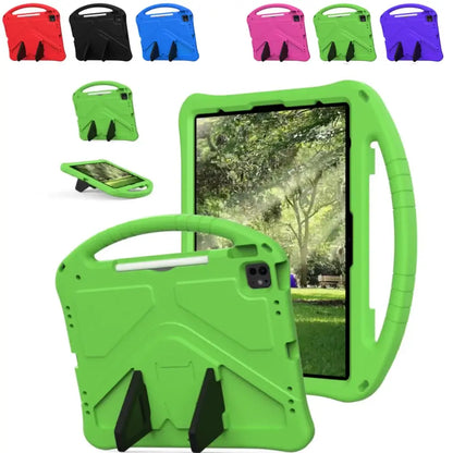 Kids EVA Case for iPad Air 13 Pro 13 2024 Pro 12.9 inch Funda Stand Shockproof Kid-Proof Handle Stand Protective Tablet Cover