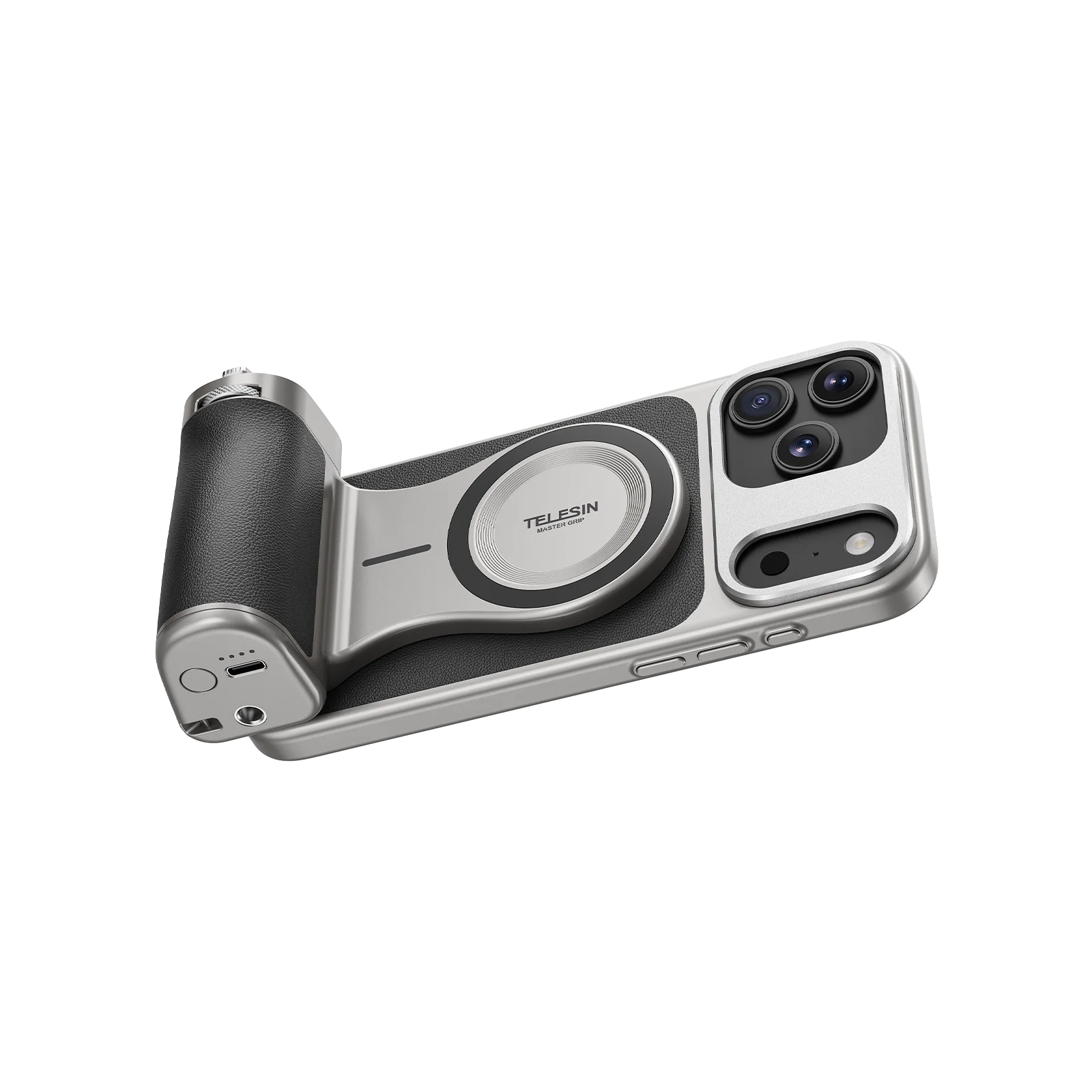 TELESIN Master Phone Camera Grip for IPhone17 Pro / Pro Max  with Remote Shutter Handheld Mount Handheld Photography Accessories