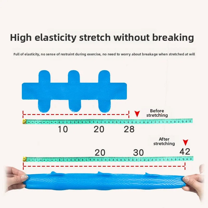 Achilles Tendon Support Tape - Elastic Sports Brace for Tendon Pain & Muscle Stability, Kinesiology Therapeutic Wrap
