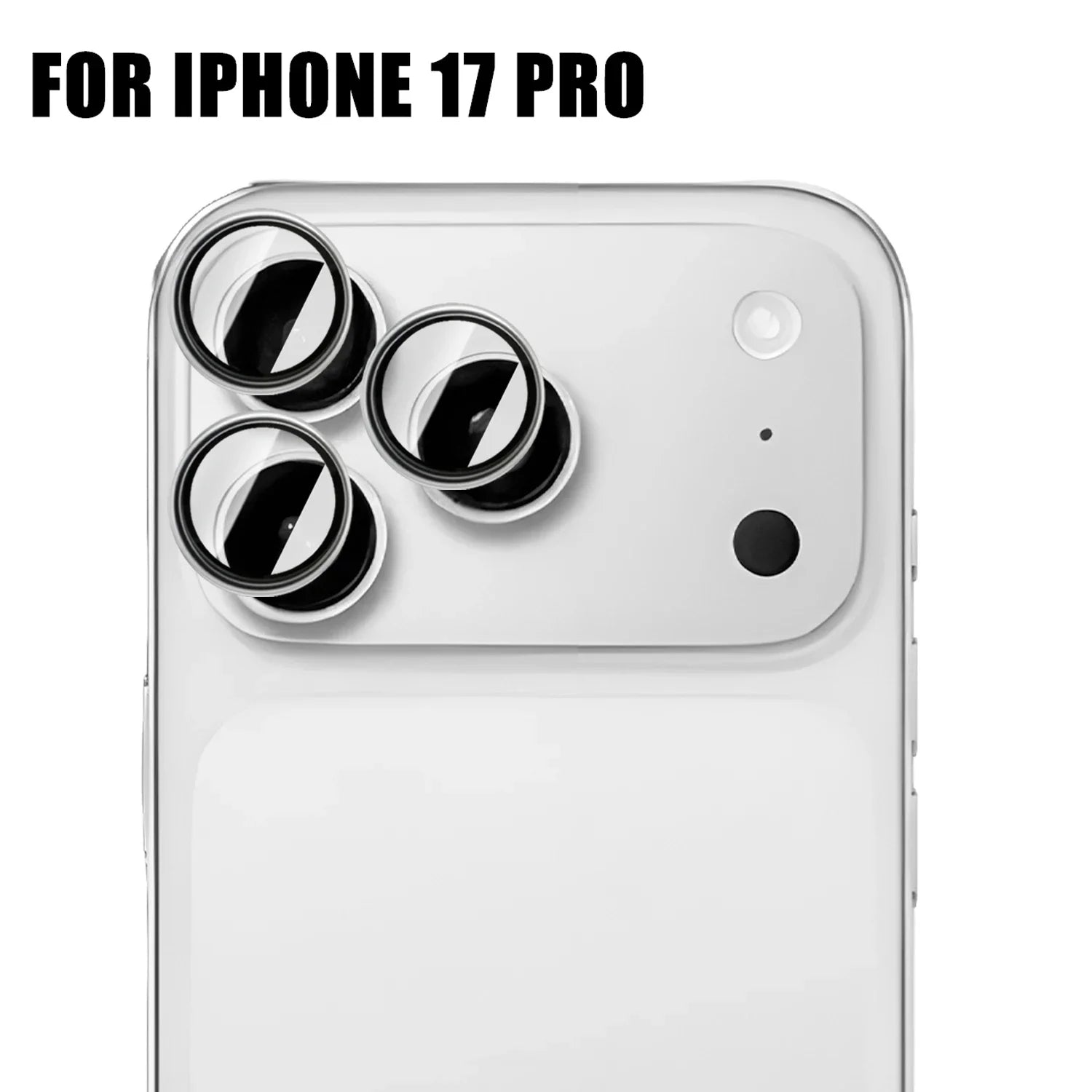 1-3set 9H Metal Lens Tempered Glass Film For iPhone 17 17Air 17Pro MAX Back Camera Lens Screen Protectors Metal Ring Caps