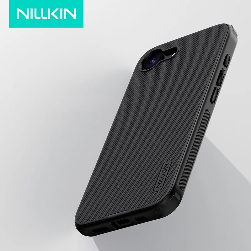 Nillkin funda iPhone 16e Magnetic Charging Case Super Frosted Shield Hard PC Anti-Scratch Back Cover for iphone16e ケース