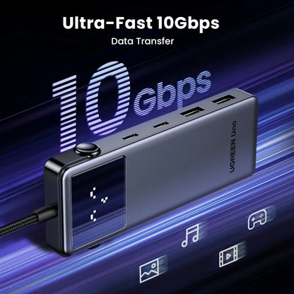 UGREEN Uno USB-C Hub compact adapter for office and travel