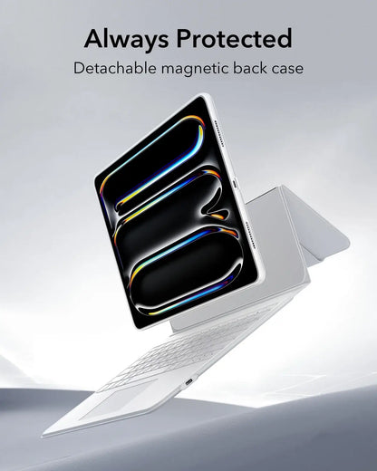 iPad Pro 12.9 Keyboard Case with Trackpad Protective Back Case