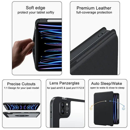 Magic Keyboard Case for iPad Pro 13 2024 M4 keyboard layout Techs Park
