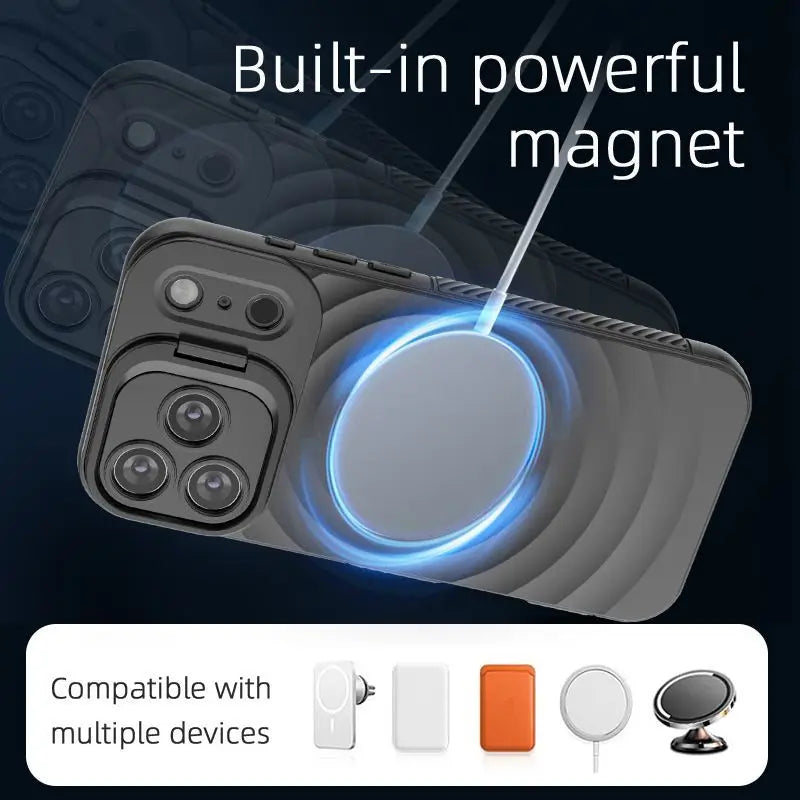 Applicable iphone 17 16 pro case Phone 15 Magnetic Wave Protective