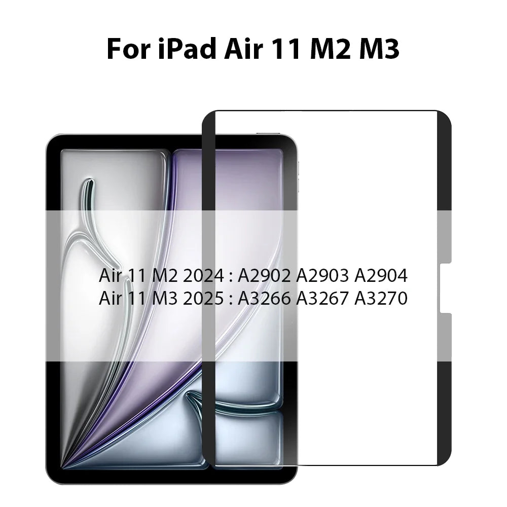 Magnetic Like Paper Film For Ipad Pro 13 M4 12.9 A16 10 9 10th 9th Generation Screen Protector Air 11 M3 M2 5 4 3 2 Mini 7 6 A17