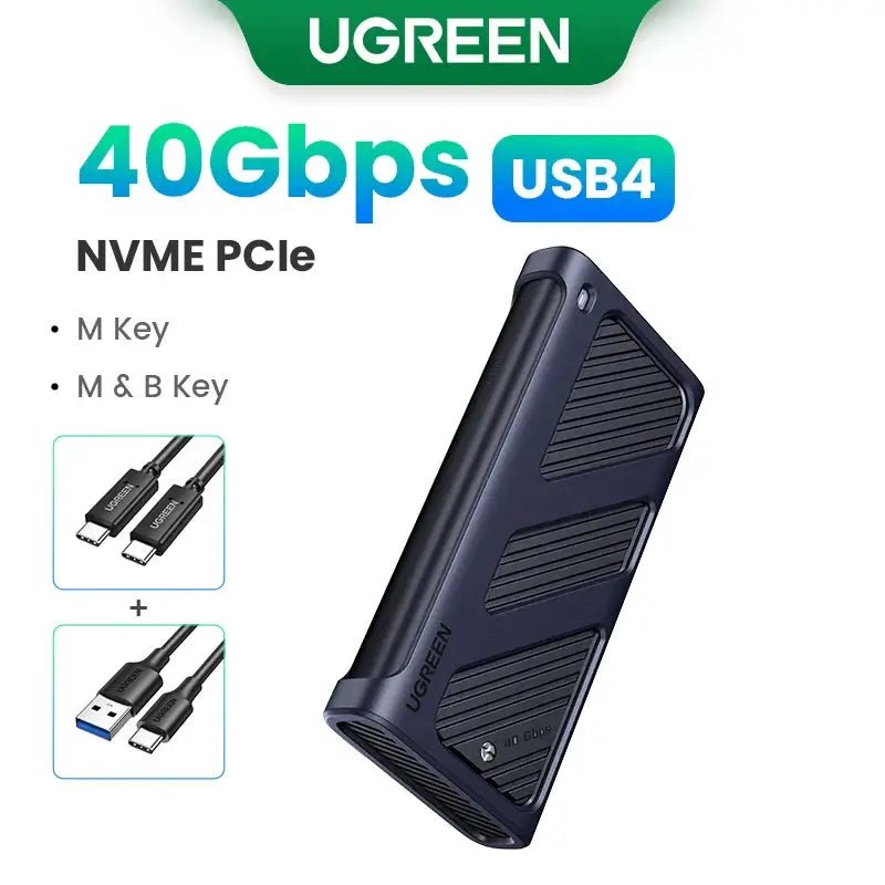 UGREEN 20Gbps NVMe SSD Case – M.2 to USB 3.2 Gen 2x2 Enclosure 