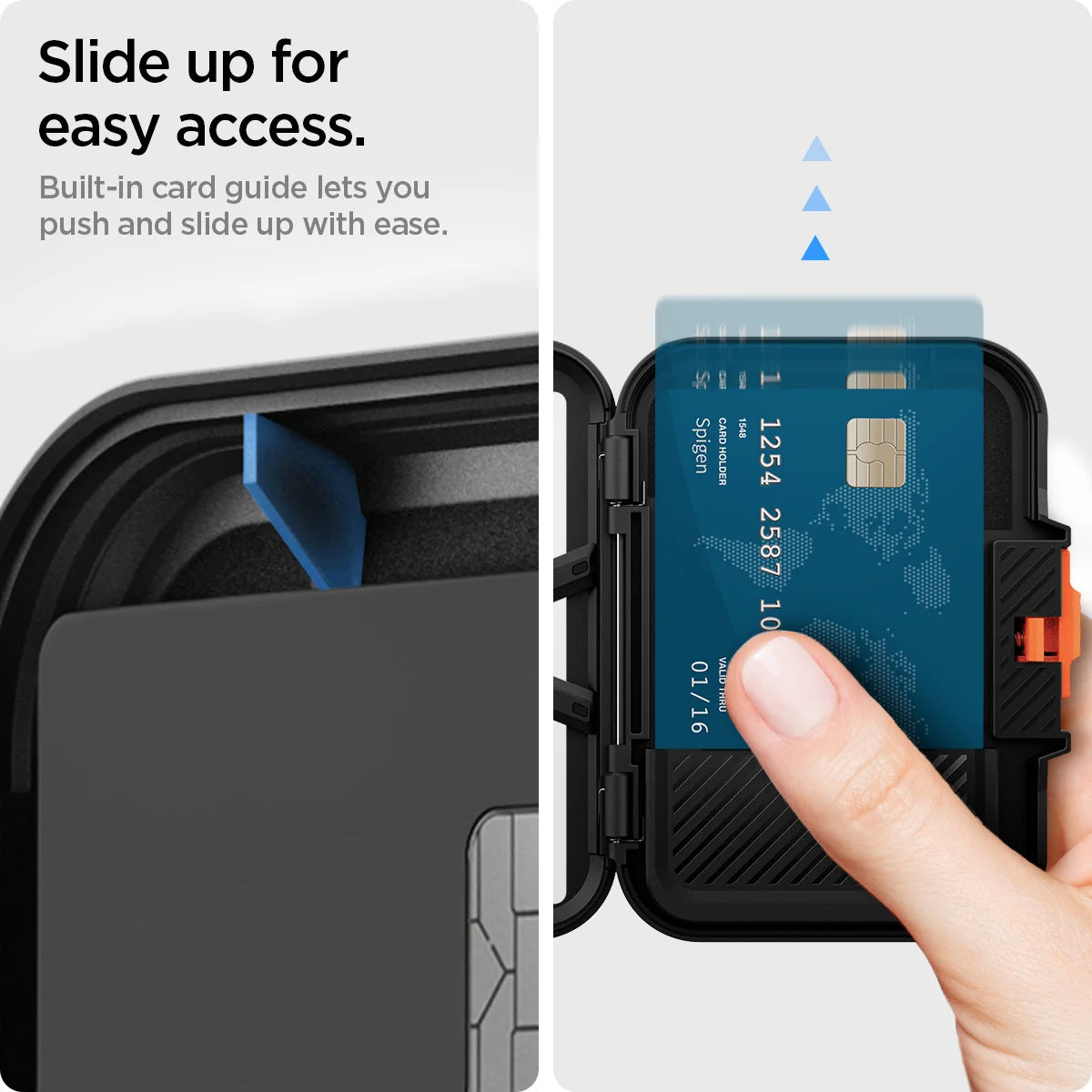 Spigen Lock Fit (MagFit) Magnetic Wallet Card Holder for MagSafe