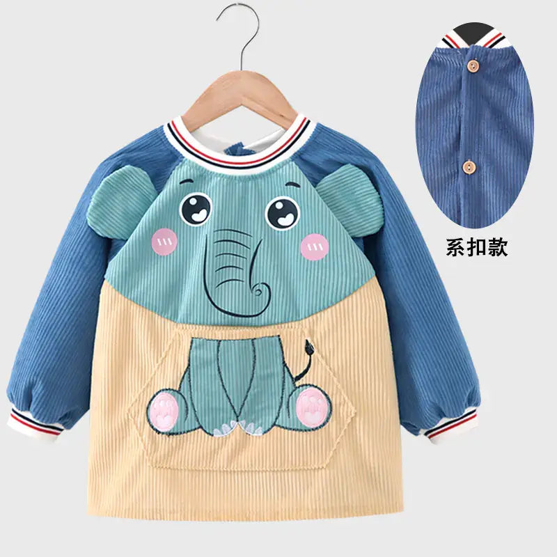 Waterproof Bib for Girl and boy - Stylish Reversible Design