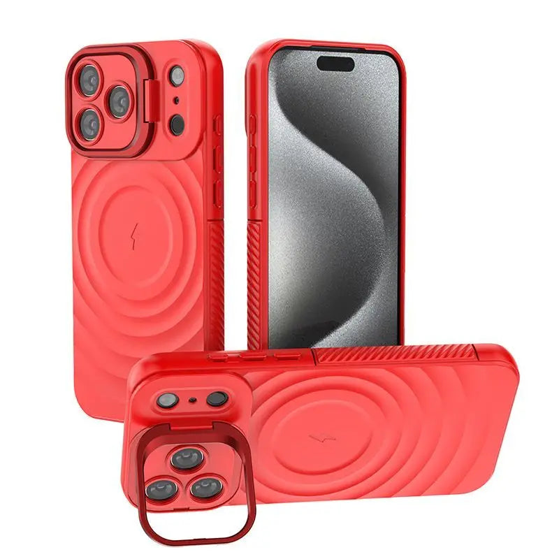 Applicable iphone 17 16 pro case Phone 15 Magnetic Wave Protective