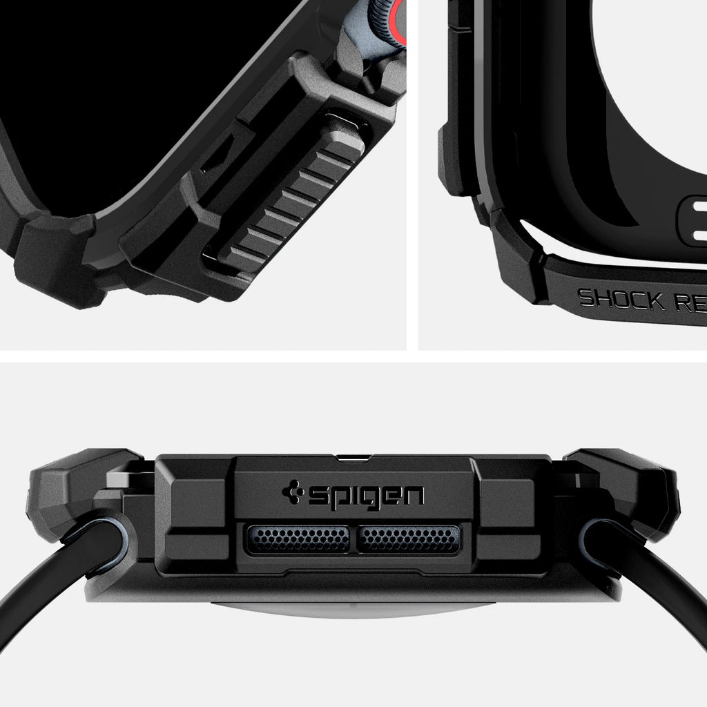 Spigen Rugged Armor Case for Apple Watch 11/10 Series (46mm/42mm)