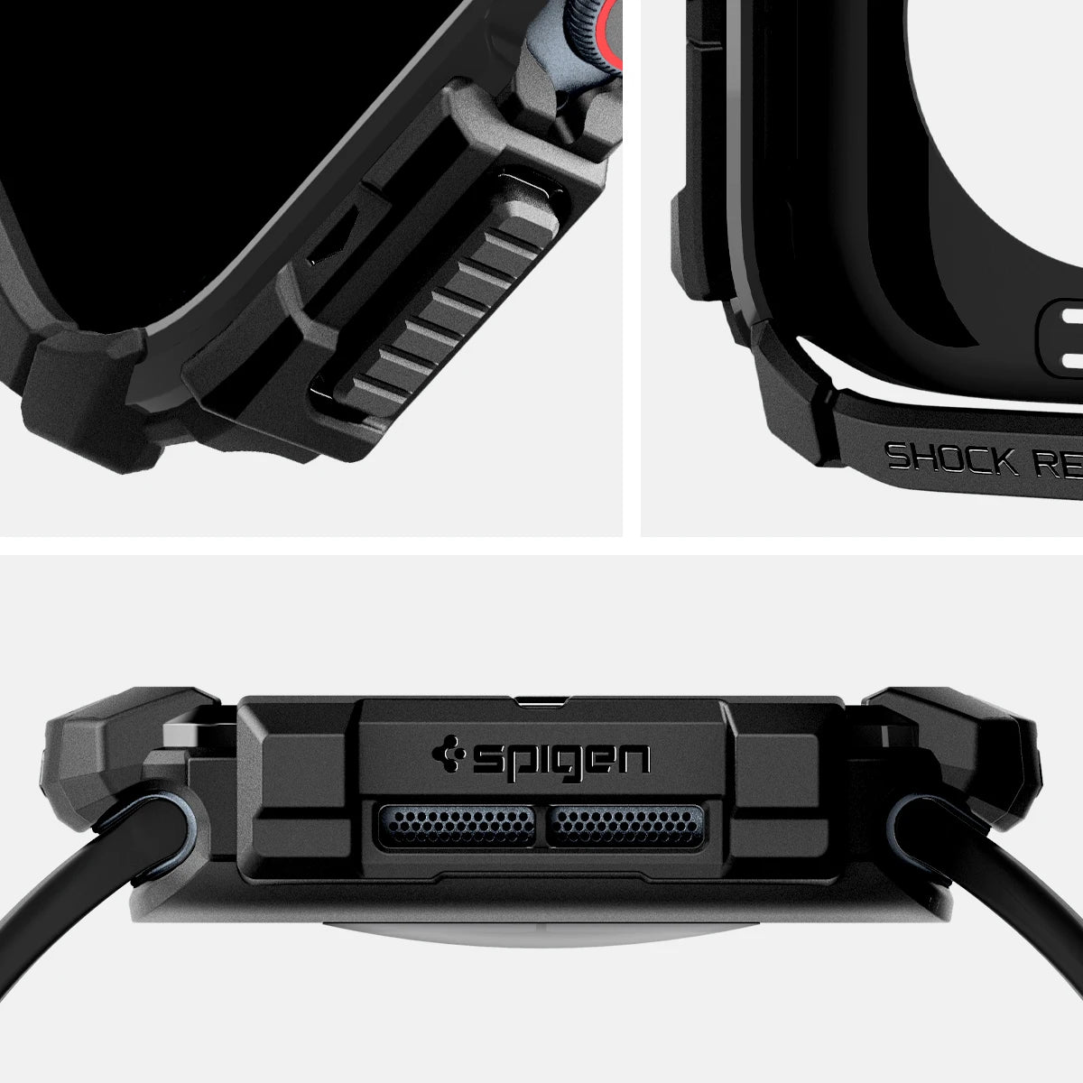 Spigen Rugged Armor Case for Apple Watch 11/10 Series (46mm/42mm)