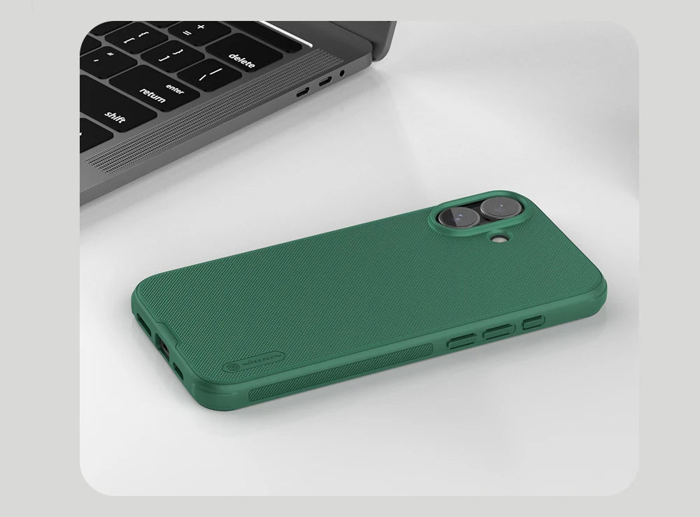 For iPhone 16 Case NILLKIN Fitted Case For iphone 16 High Quality Super Frosted Shield Case Matte PC Cover