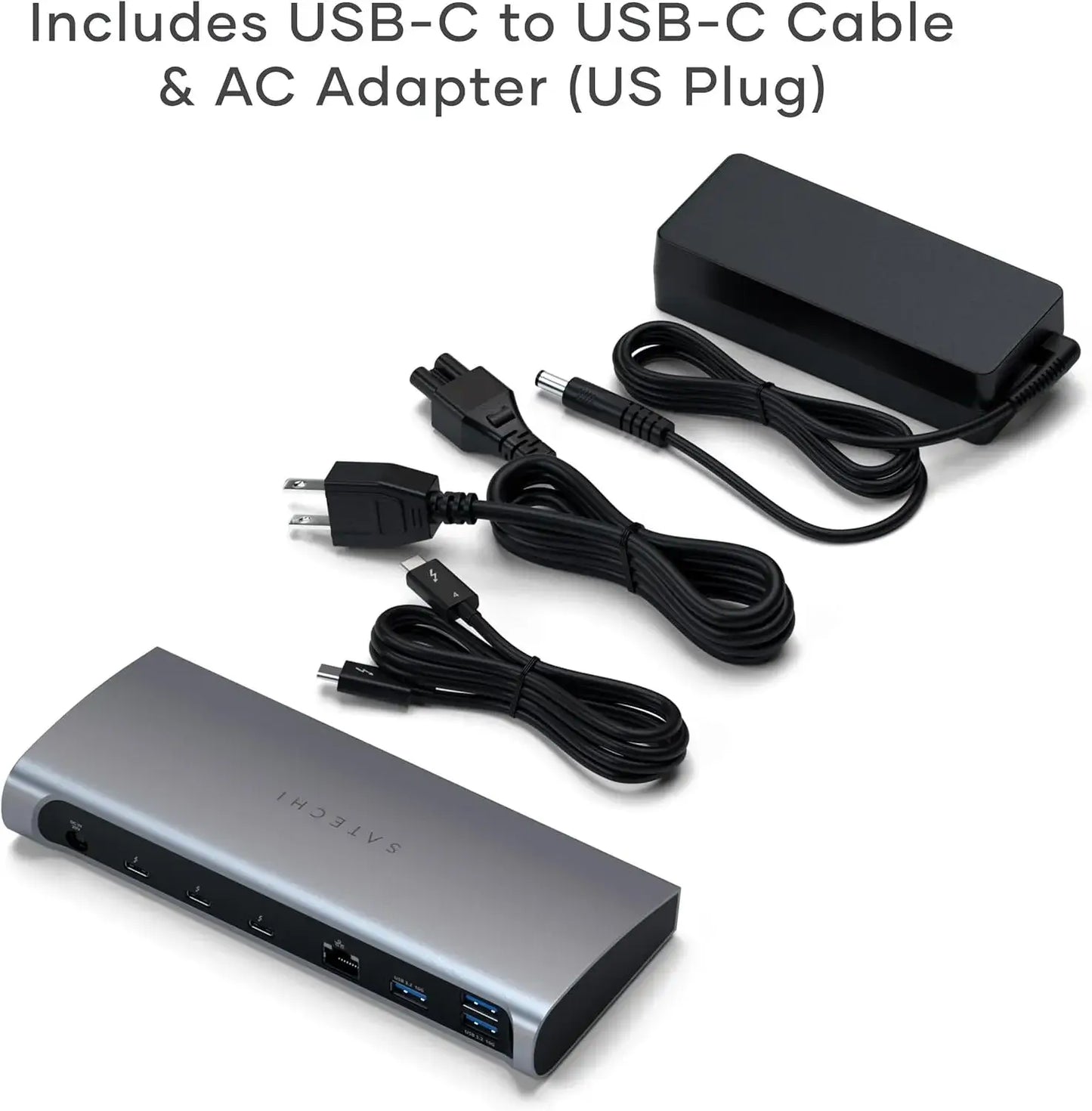     Satechi Thunderbolt 4 Docking Station ports
