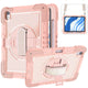For iPad Air11 M2 Pro 11 M4 2024 A2899 A2900 A2902 Tablet Cover FOR A2837 A3006 cover With Foldable Bracket+Shoulder Straps