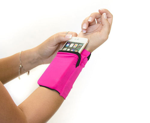 Gym Cycling Running Phone Arm Bag Wristband Badminton Tennis Sweatband