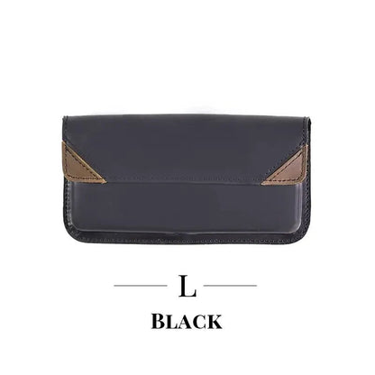 Genuine Leather Waist Bag for Men, Casual Flip Cover, Phone Holster Case with Belt Clip, Mobile Phone Pouch for iPhone 15, Samsu