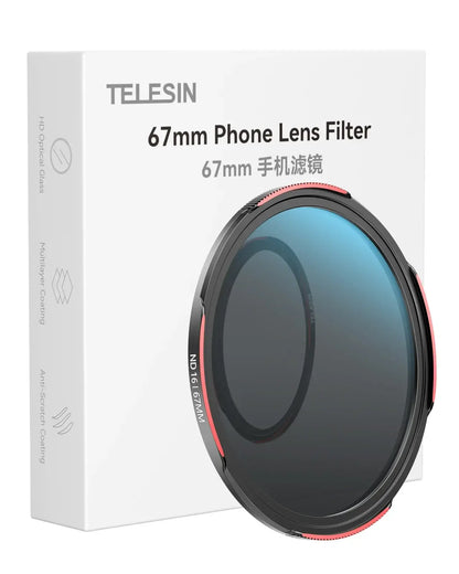 TELESIN Universal Phone Filter CPL ND2-32 for Smartphone