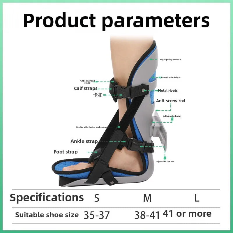 Ankle Fracture Fixation, Night Use, Daily Walking Brace, Foot Drop Fracture Fixation Support and Fixator