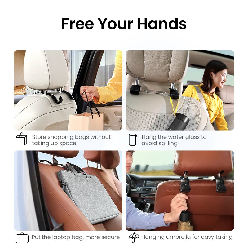 Ugreen Car Headrest Hanger Hooks