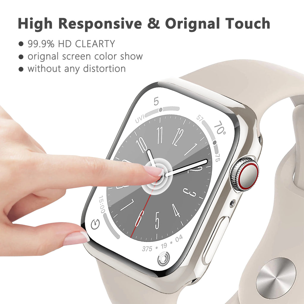 Screen Protector For Apple Watch 10 Case 46mm 42mm 45mm 41mm 44mm 40mm TPU bumper Cover iWatch Series 9 8 7 SE 6 5 4 Protective