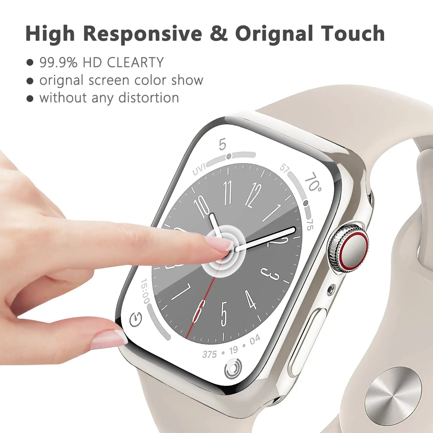 Screen Protector For Apple Watch 10 Case 46mm 42mm 45mm 41mm 44mm 40mm TPU bumper Cover iWatch Series 9 8 7 SE 6 5 4 Protective