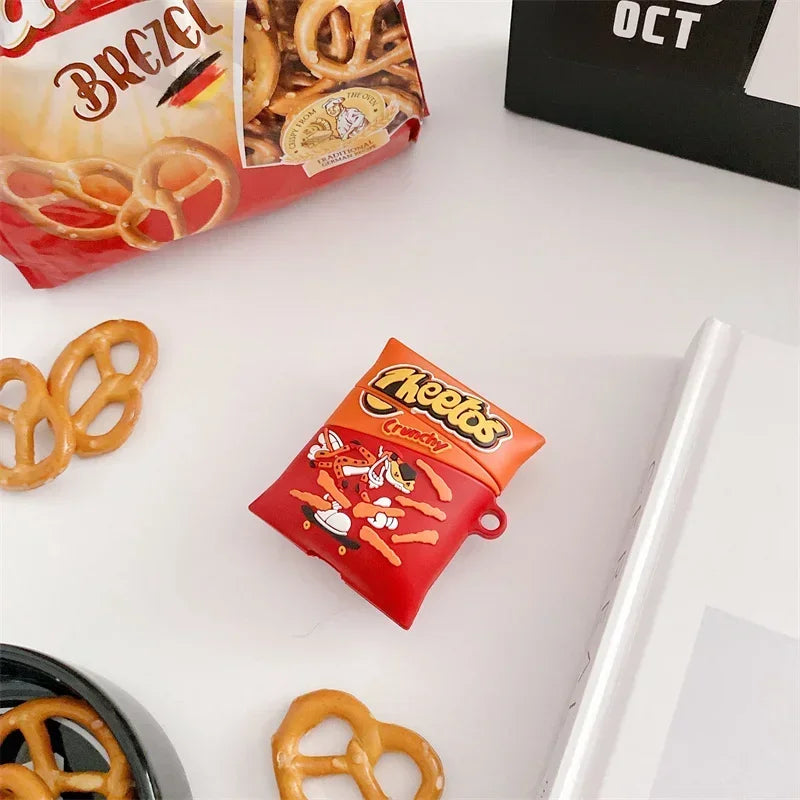 3D Chips French Fries Cartoon Cute Earphone Case Wireless Headphone Cover for AirPods Pro 2 for AirPods 3