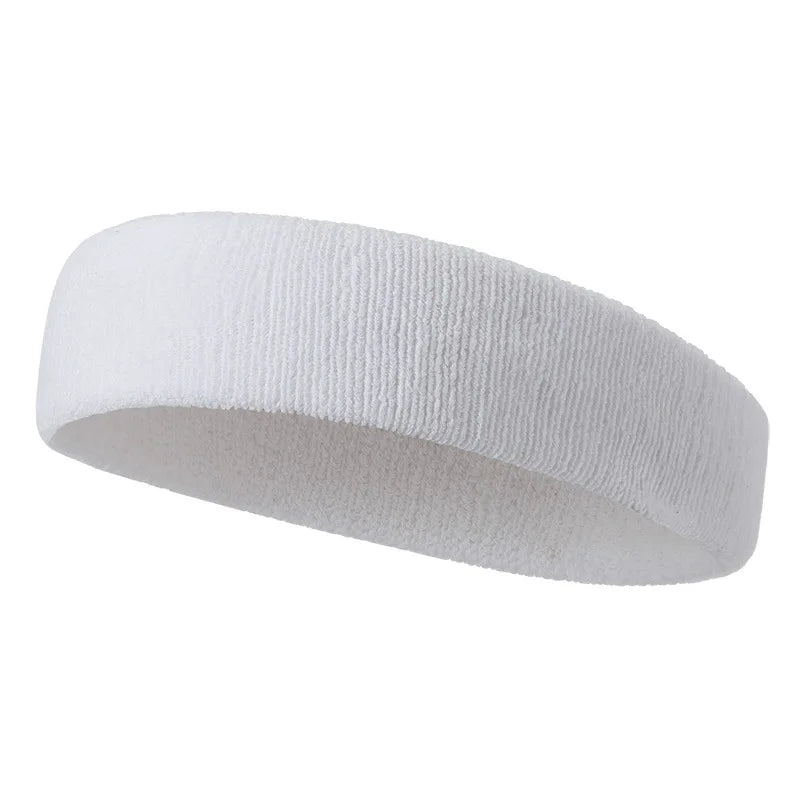 1 PC Towel cloth Headband Sweat Bandage Sport Head Hair Band Workout Tennis Fitness Jog Basketball Running Sweatband Women Men