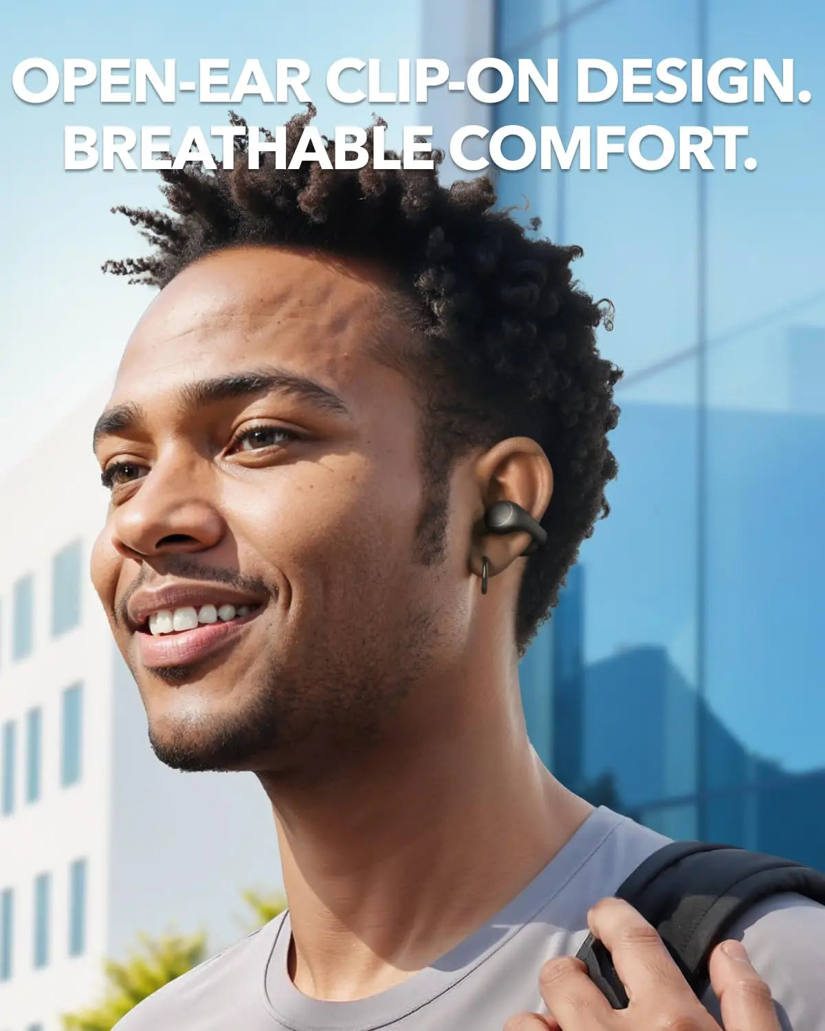 2025 hot sale Soundcore C40i original da Anker Fones  ouvido abertos com clipe, leve e confortável