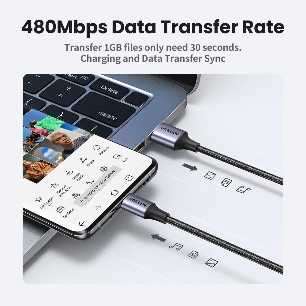 UGREEN 3A USB Type-C Cable