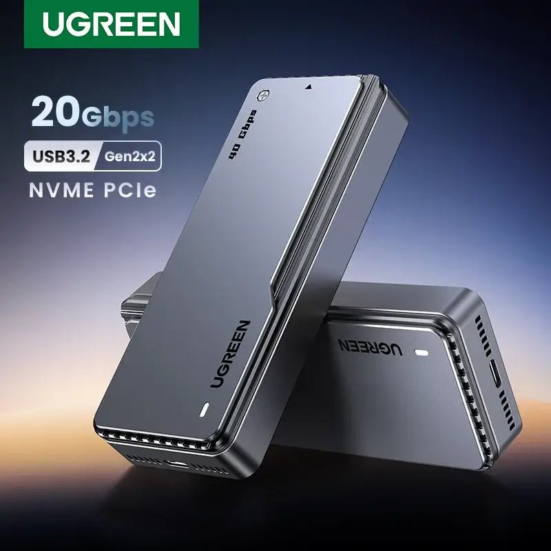 UGREEN 20Gbps NVMe SSD Case – M.2 to USB 3.2 Gen 2x2 Enclosure 