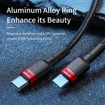 100W USB C Fast Charging Cable - Baseus for MacBook Pro