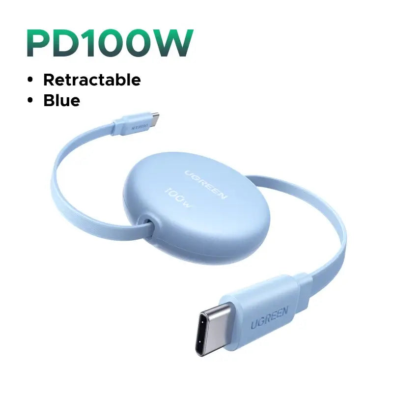 UGREEN USB-C Retractable Cable 100W PD Fast Charging