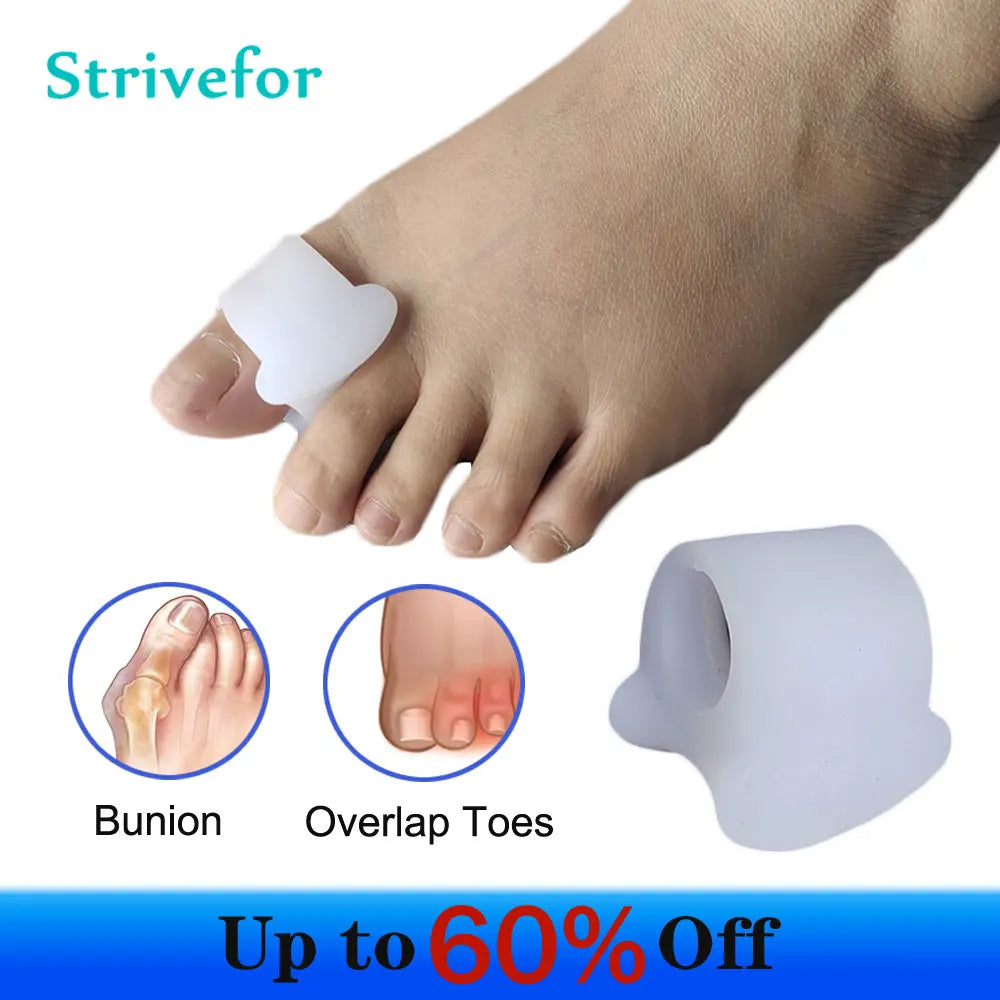 2pcs﻿ Big Toe Orthotics Correct Overlapping Toe and Restore Toes To Their Original Shape Foot Rehabilitation Supplies D0038-39