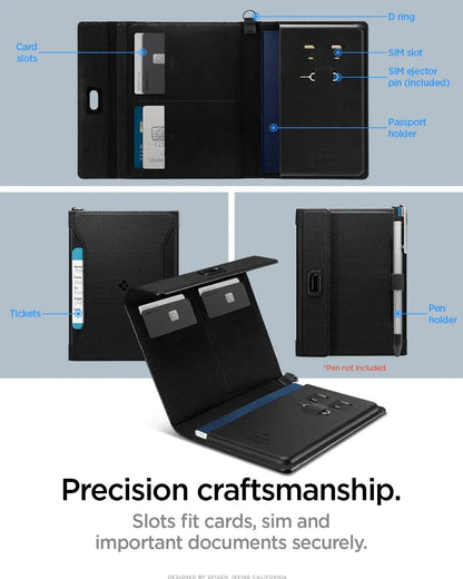 Pochette de voyage universelle Spigen avec blocage RFID
