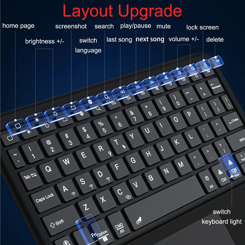 Magic Keyboard Case for iPad Pro 13 2024 M4 slide rails Techs Park