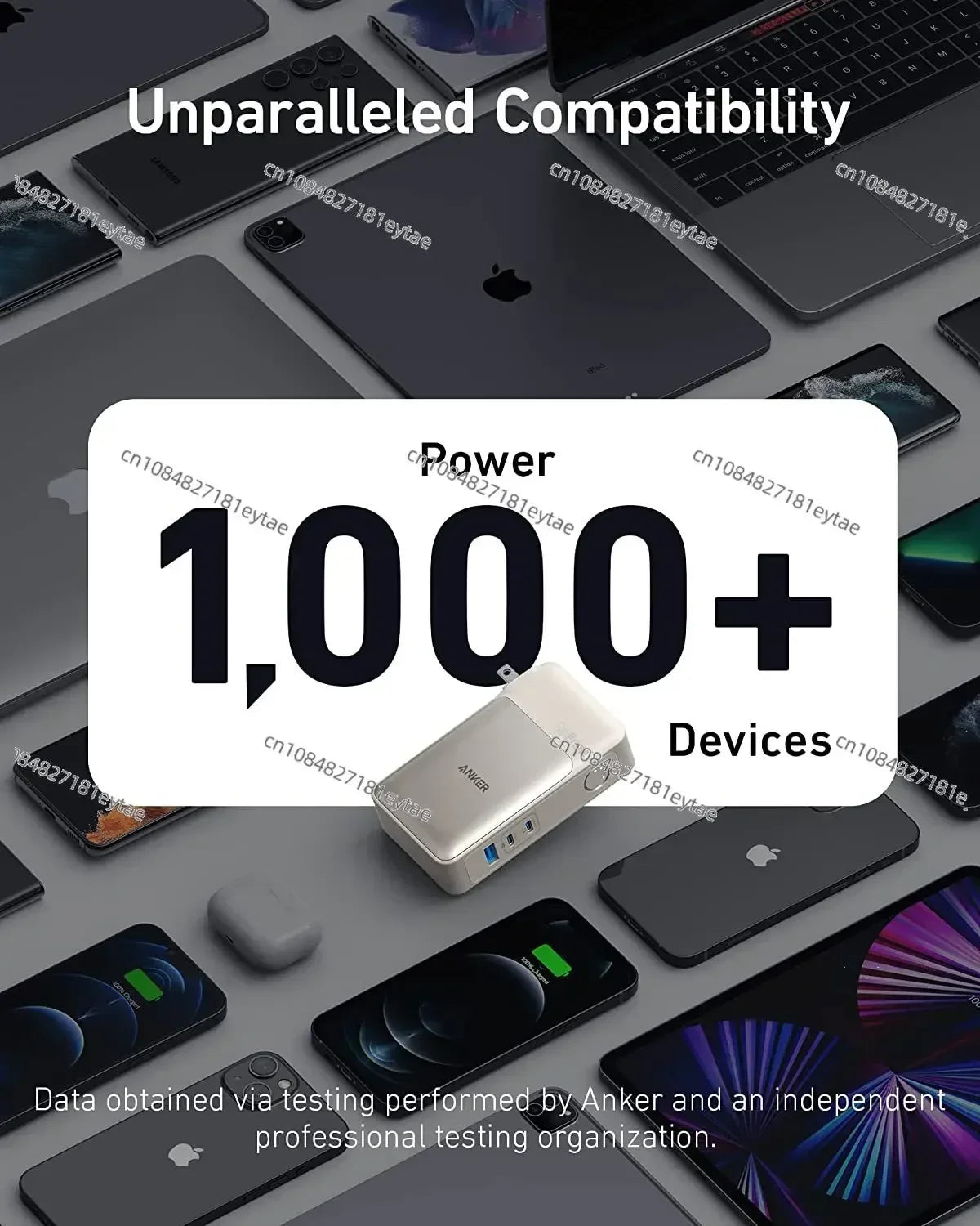 Portable Charger Powerbank 10000 mAh ANKER Mobile Power 733 GaN 65W USB-C Charger & Power Bank