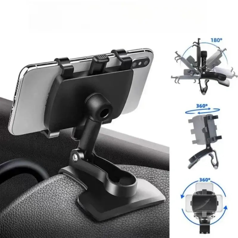 Support de téléphone universel pour voiture, fixation tableau de bord, clip de voiture, support GPS, support de téléphone portable pour iPhone Samsung Xiaomi