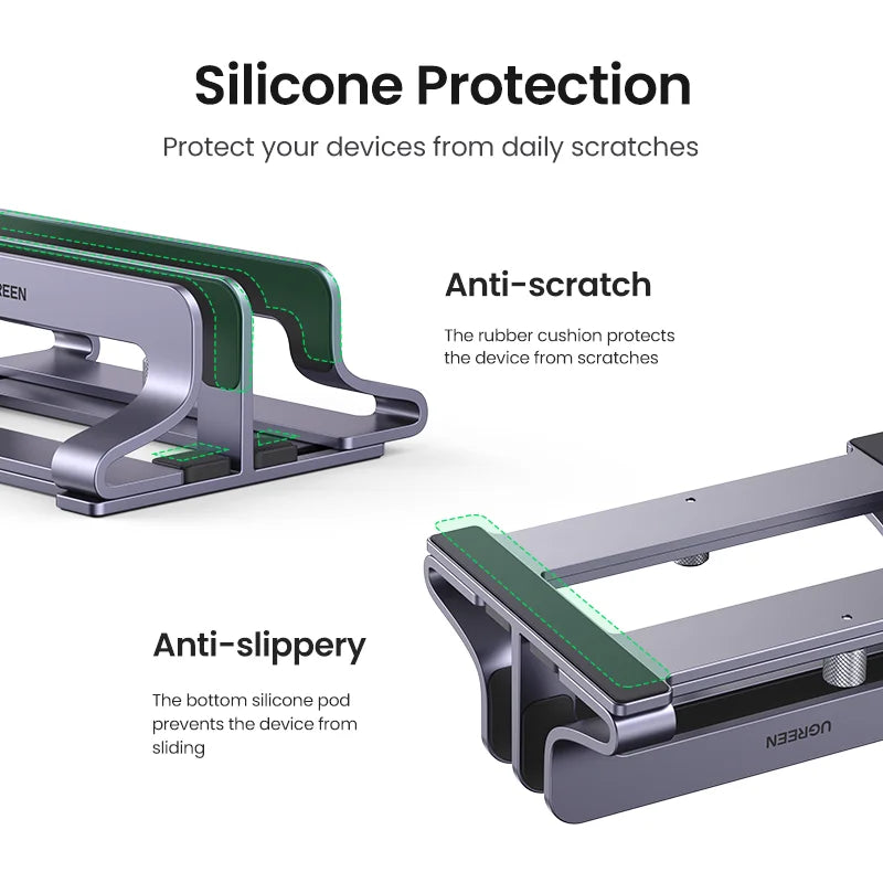 ugreen vertical laptop stand holder