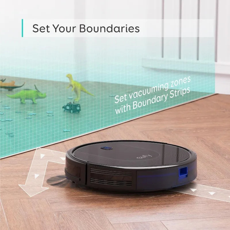 eufy by Anker, BoostIQ RoboVac 30, Robot Vacuum Cleaner, Upgraded, Super-Thin, 1500Pa Suction, Boundary Strips Included