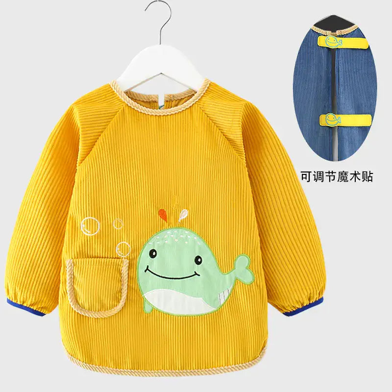 Waterproof Bib for Girl and boy - Stylish Reversible Design