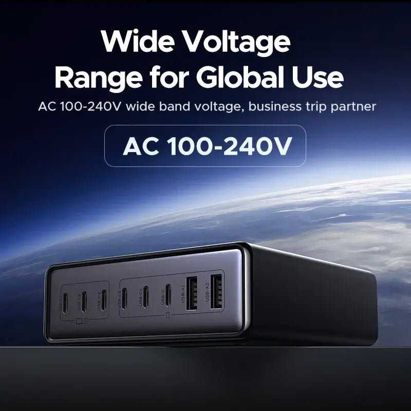 UGREEN 200W GaN Charger for Laptops and Devices – 8-in-1 